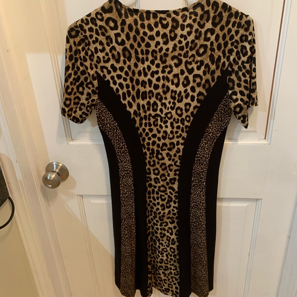 Leopard vertical print dress size S-M Michael Kors never worn but washed